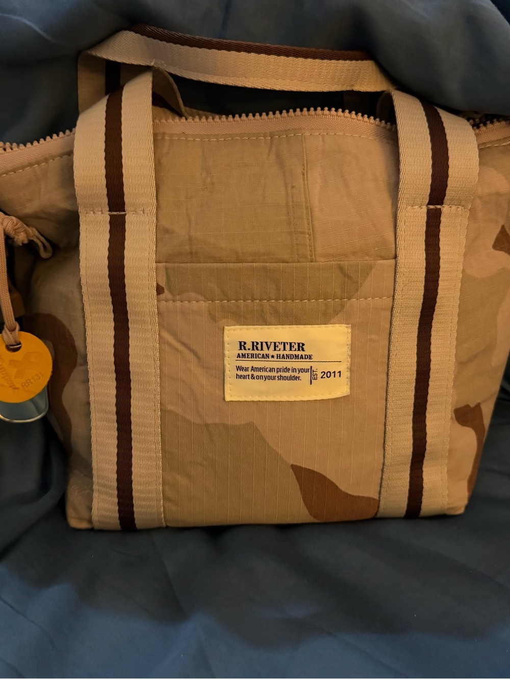 R. Riveter Mattie Limited Edition Desert Camo Bag
